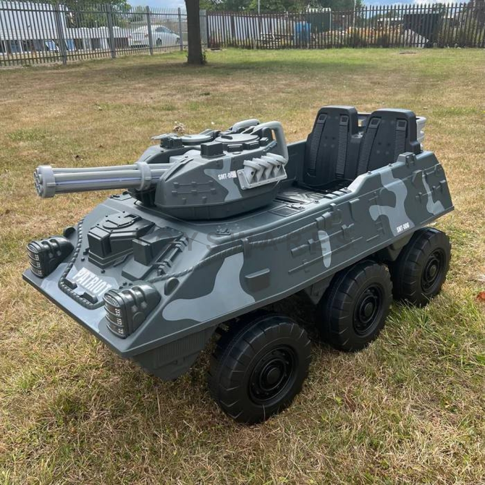 ELECTRIC RIDE ON 12V KIDS BIG ARMY TANK COME WITH REMOTE CONTROL AND ...