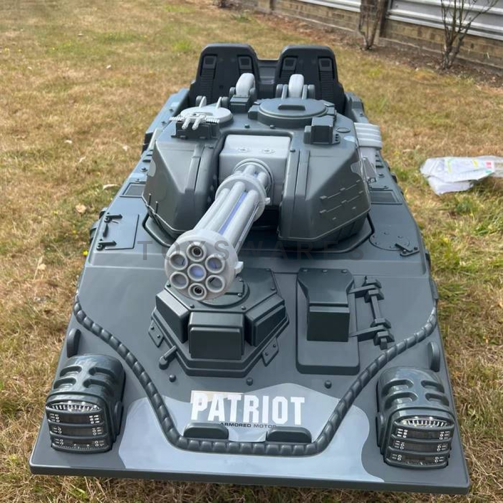 ELECTRIC RIDE ON 12V KIDS BIG ARMY TANK COME WITH REMOTE CONTROL AND ...