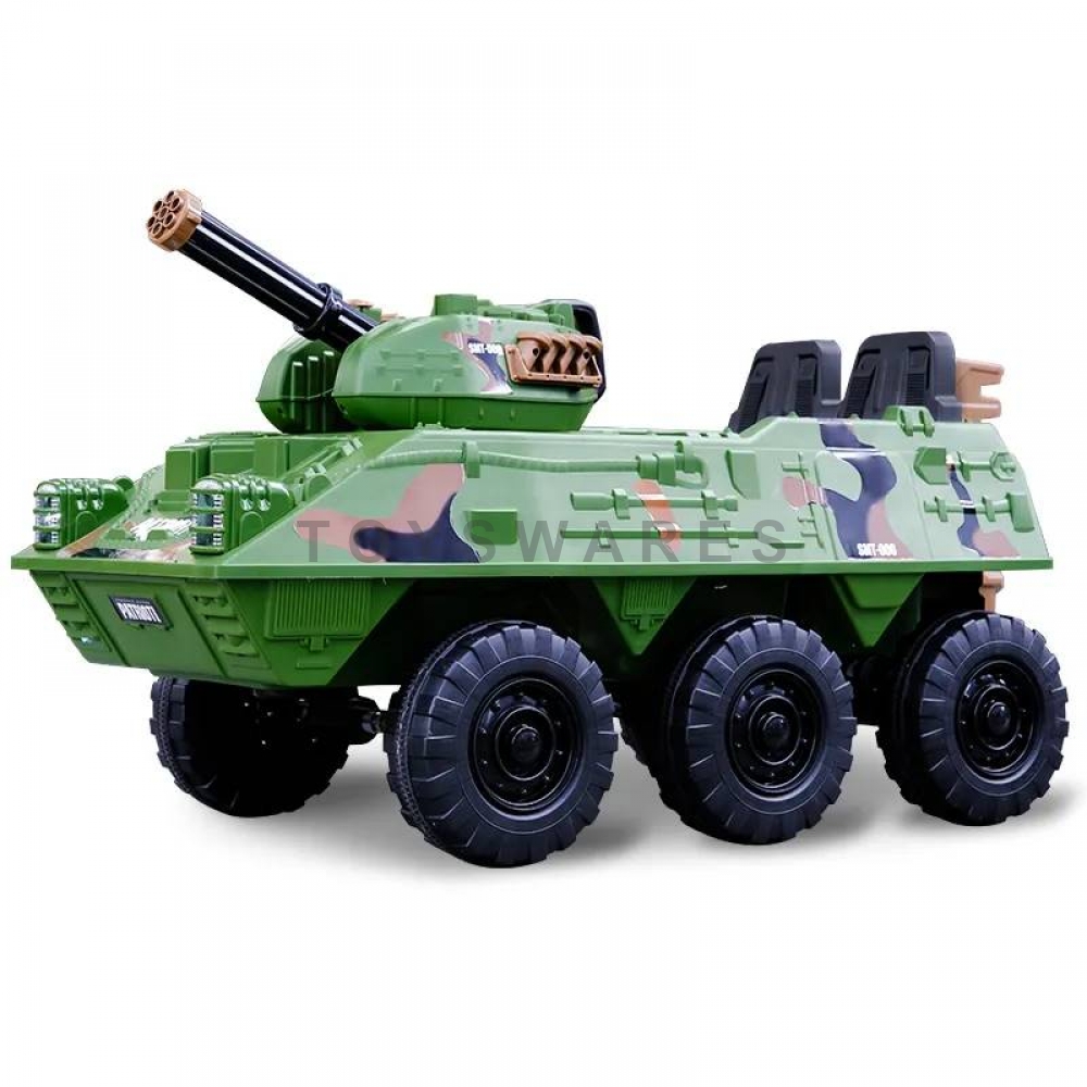 ELECTRIC RIDE ON 12V KIDS BIG ARMY TANK COME WITH REMOTE CONTROL AND ...