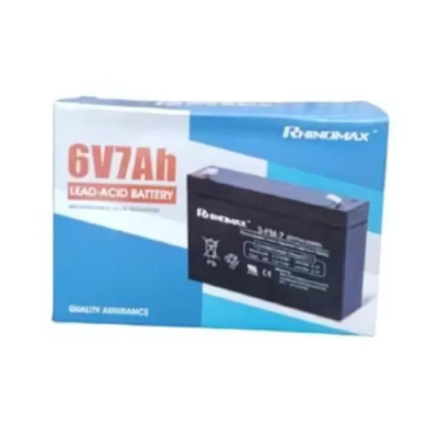 Rhindmax 6V7AH Lead - Acid Battery Rechargeable Valve Regulated 