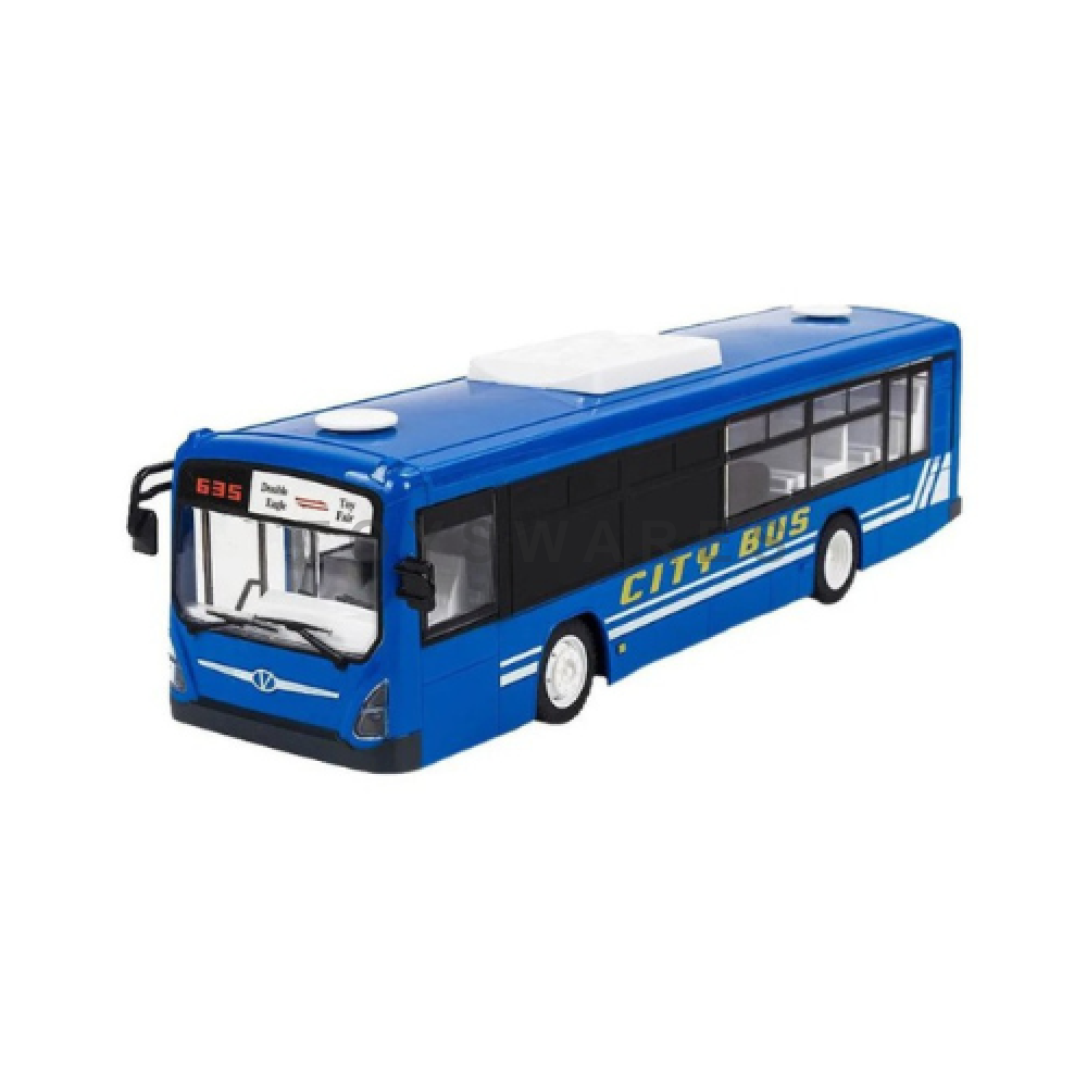 Bus RC Efaso E635 – Modèle Réaliste 1:32 – Portes Mobiles, Lumières, Klaxon – 2,4 GHz – Bleu – Pour Enfants Dès 3 Ans