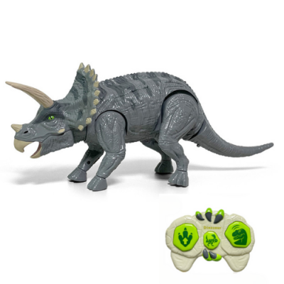 Kids Realistic Triceratops Dinosaur With Remote Moveable Dinosaur With Sound Effect