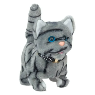 Cute Cat Interaction Doll Can Move & Have Meow Sound Effect Kucing Mainan Bergerak