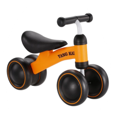 Child Bike Orange Color Infant Walker Balance Car Bike Scooter Baby Four-Wheel Bike