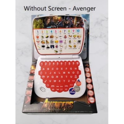Kids Eng No Screen Avenger Learning Machine with LCD Screen and 5 Learning Mode-Early Education