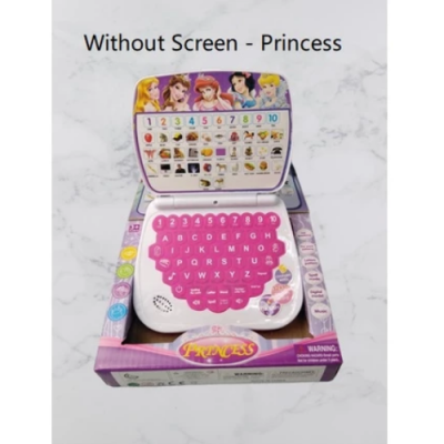 Kids Eng No Screen Princess Learning Machine with LCD Screen and 5 Learning Mode-Early Education