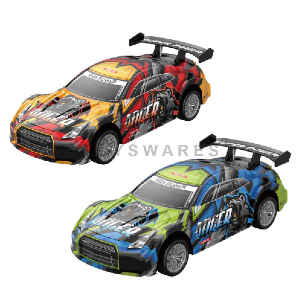 1:16 Scale RC 2WD Racing Car with PVC Bodyshell High-Speed Remote ...
