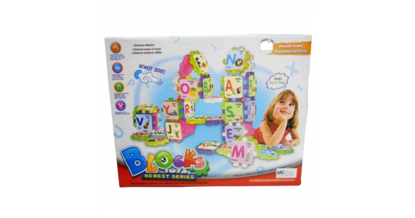 Educational ABC Alphabet Building Blocks for Kids – Fun Learning Toy ...