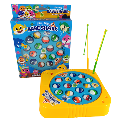 Baby Shark Fishing Game 15 Fishes Finshing Toy | Mainan Kanak-Kanak