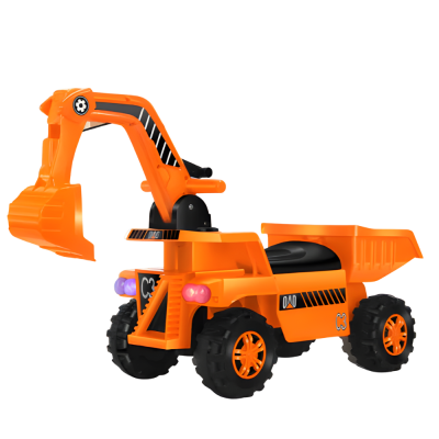 Children Kids Ride On Excavator Digger Toy With Music Baby Push Ride
