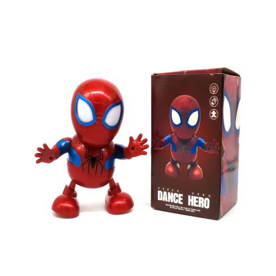 Dance Hero Action Figure Superhero Toys LED Flashlight And Sound Mainan Kanak Kanak Hero Menari