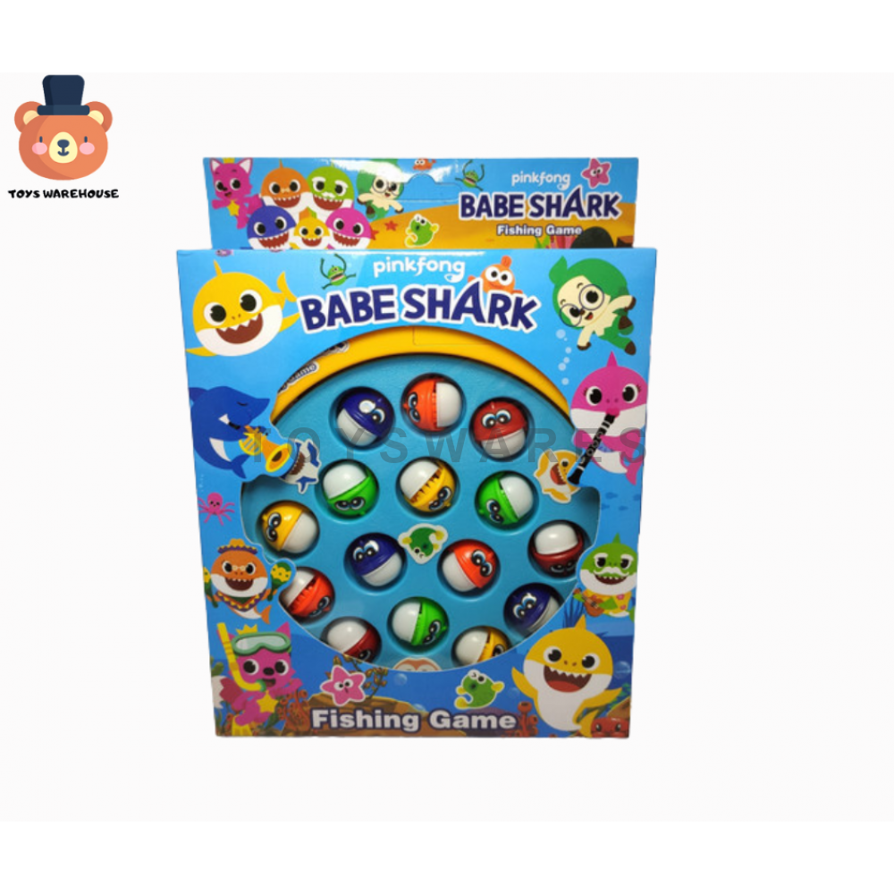 Baby Shark Fishing Game 15 Fishes Finshing Toy