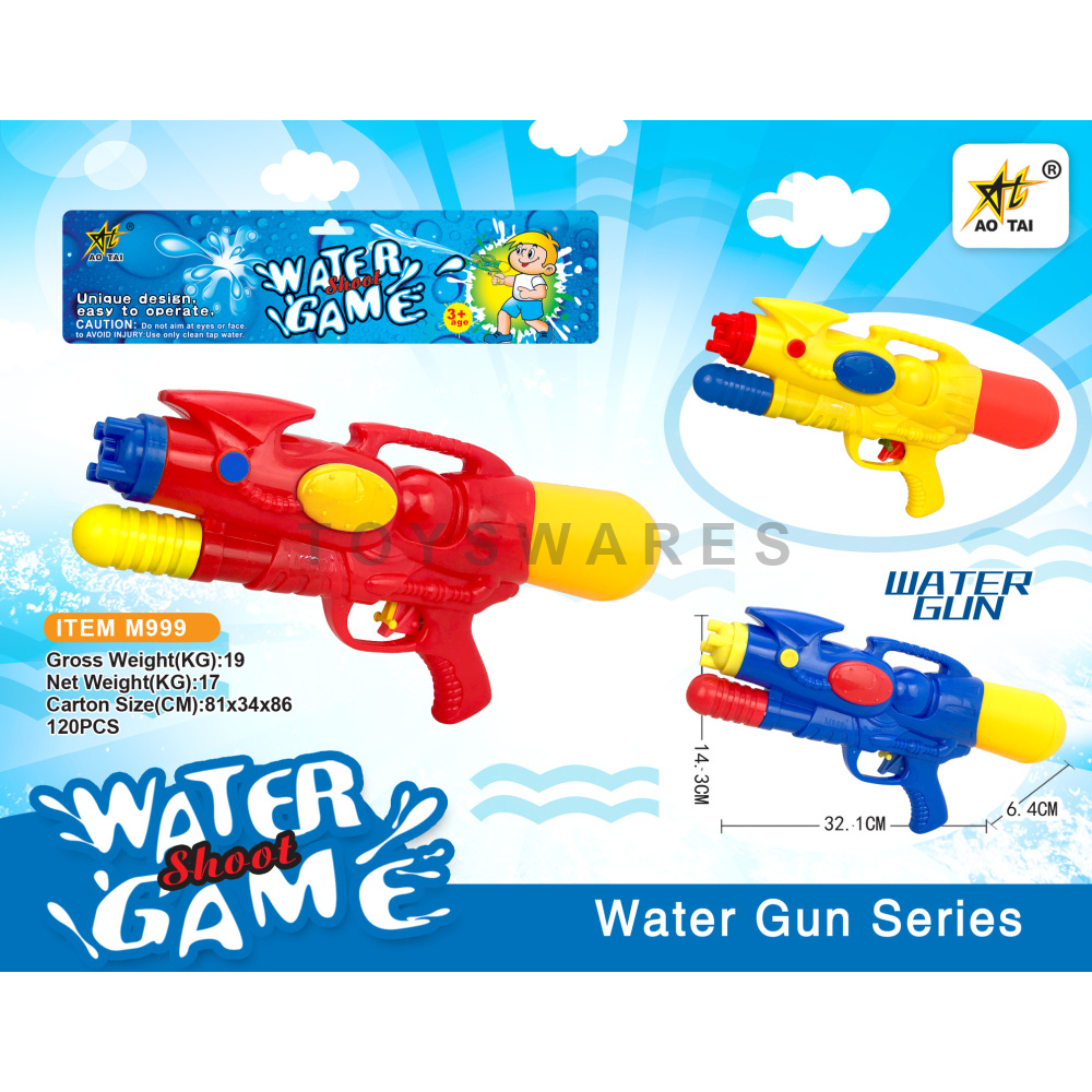Water Play Splash Gun For Kids Fun To Play Strong Pressure Water Blaster