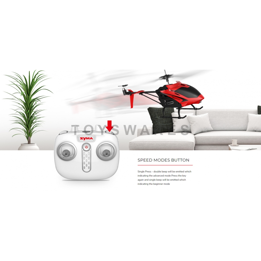 SYMA S5H 3CH 2.4GHz Hover Function RC Helicopter | One Key Take-Off ...