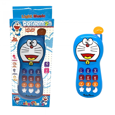 Kids Pretend Play Toy Doraemon Kitty Cat Mickey And Kuromi Baby Musical Phone
