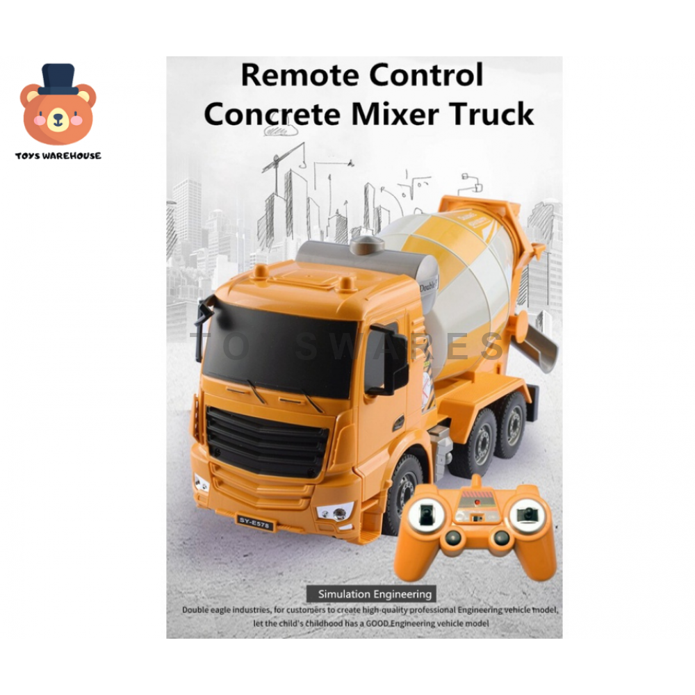 DoubleE E578003 1/26 RC Heavy Industry Concrete Mixer 4 Wheel Drive