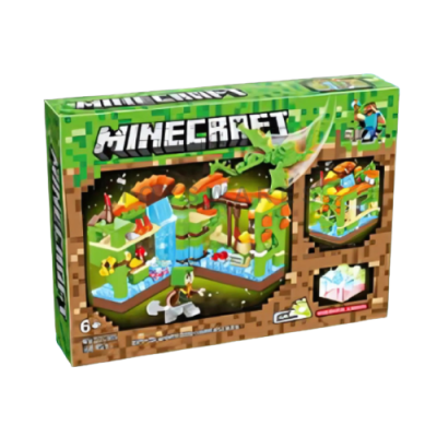 Minecraft Brick Block Toy My World Green GT-108 Light Building Blocks Collection Toys Minecraft Brick Block Toy My World Green GT-108 Light Building Blocks Collection Toys